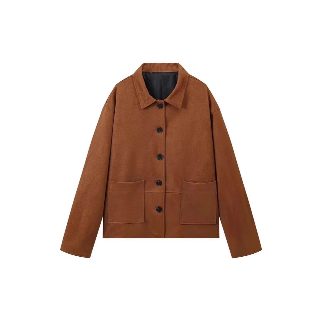 Retro Lapel-Collar Trendy Jacket