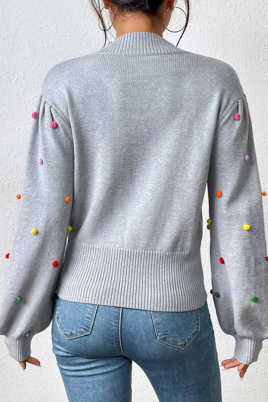Colorful Yarn Ball Pullover Sweaters