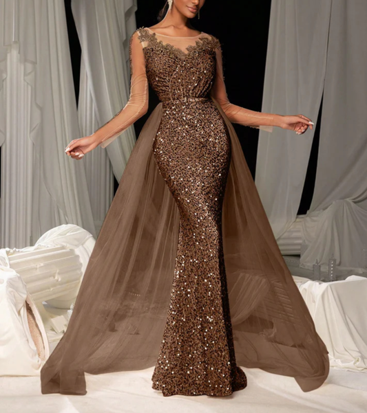 Lace and Sequined Party Dresses