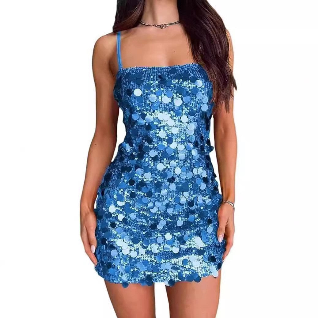 Sequin Strapless Dresses