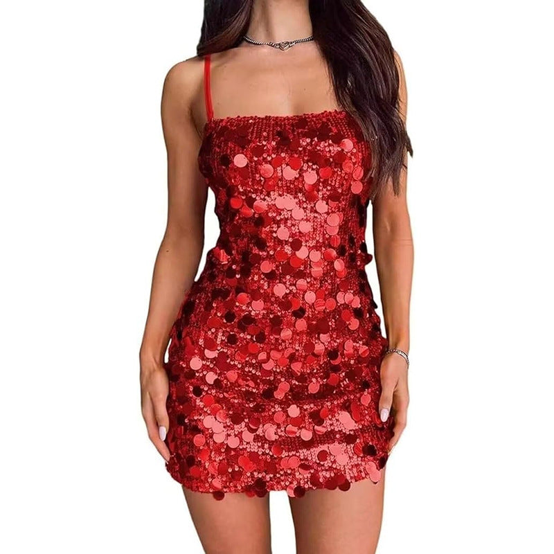 Sequin Strapless Dresses