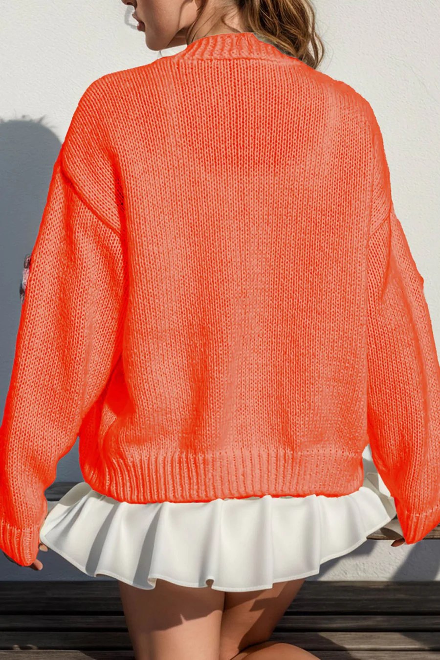 Floral Crochet Button-deon Cardigans