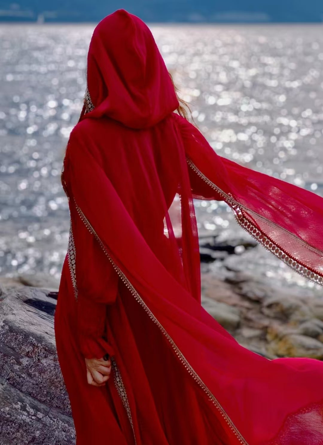 Red Hooded Dresses