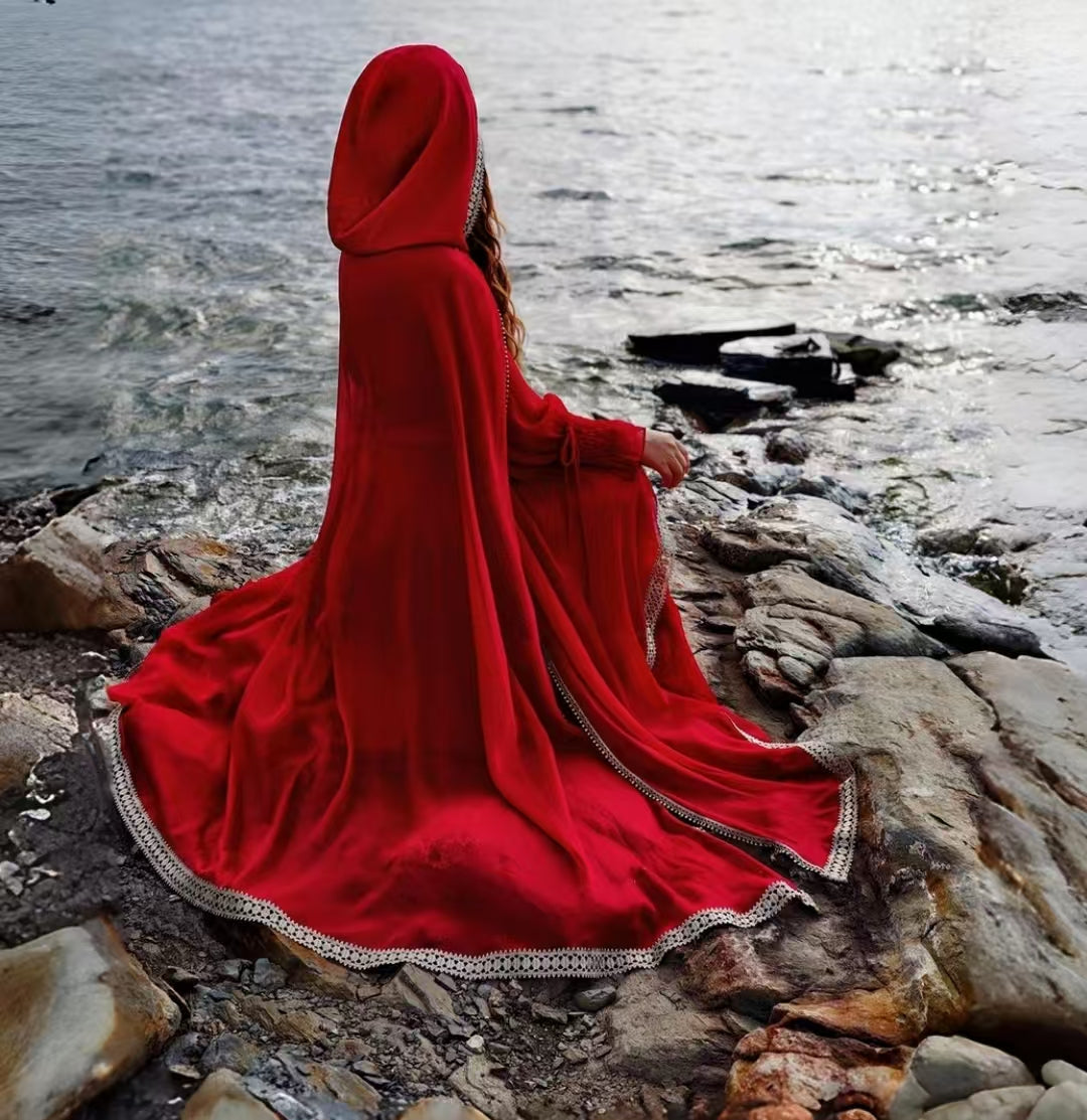 Red Hooded Dresses