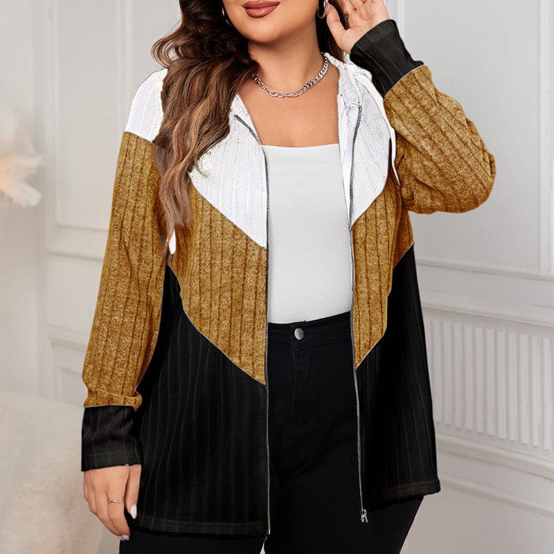 Striped Oversized Cardigan Jacket