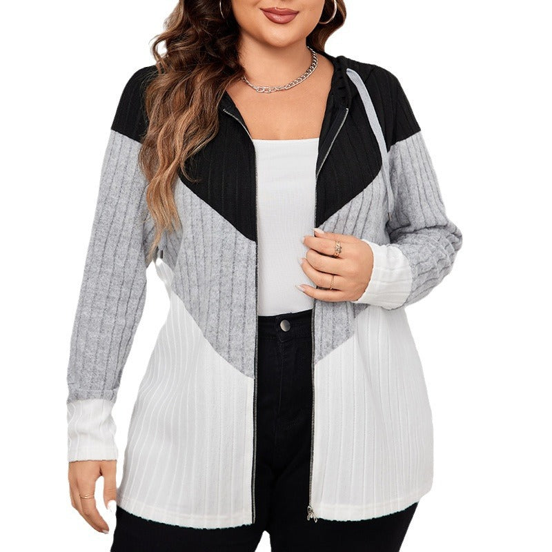 Striped Oversized Cardigan Jacket