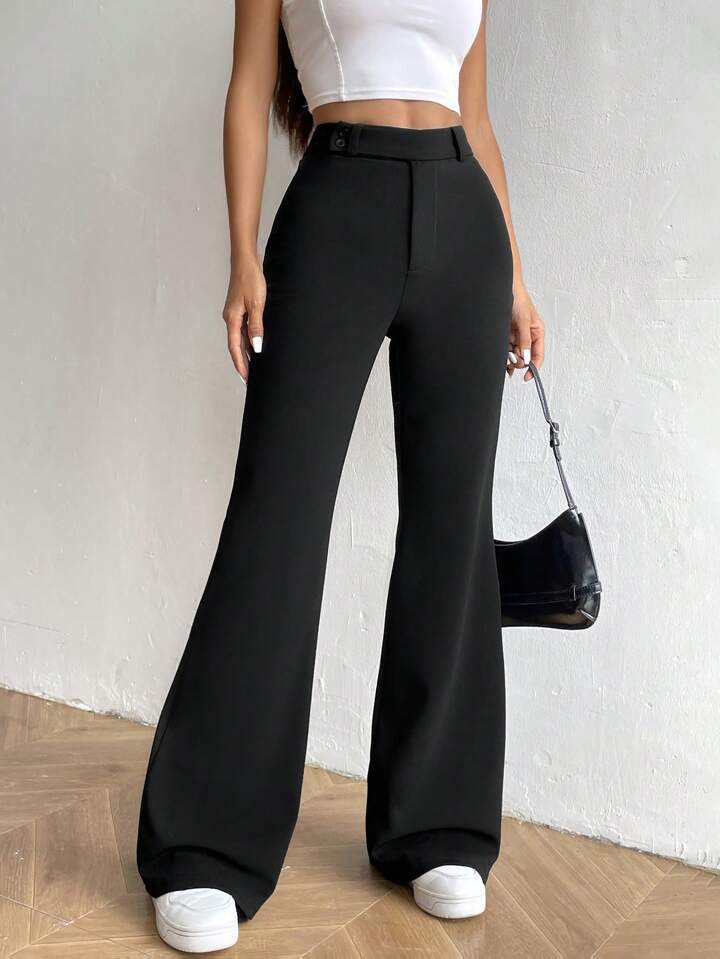 Floor-length Wide-leg Pants