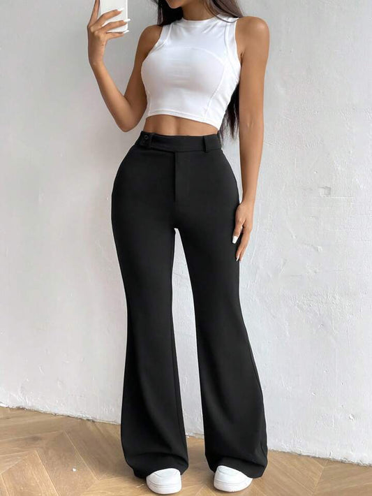 Floor-length Wide-leg Pants