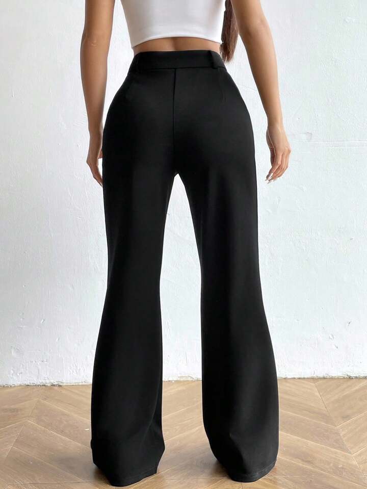 Floor-length Wide-leg Pants