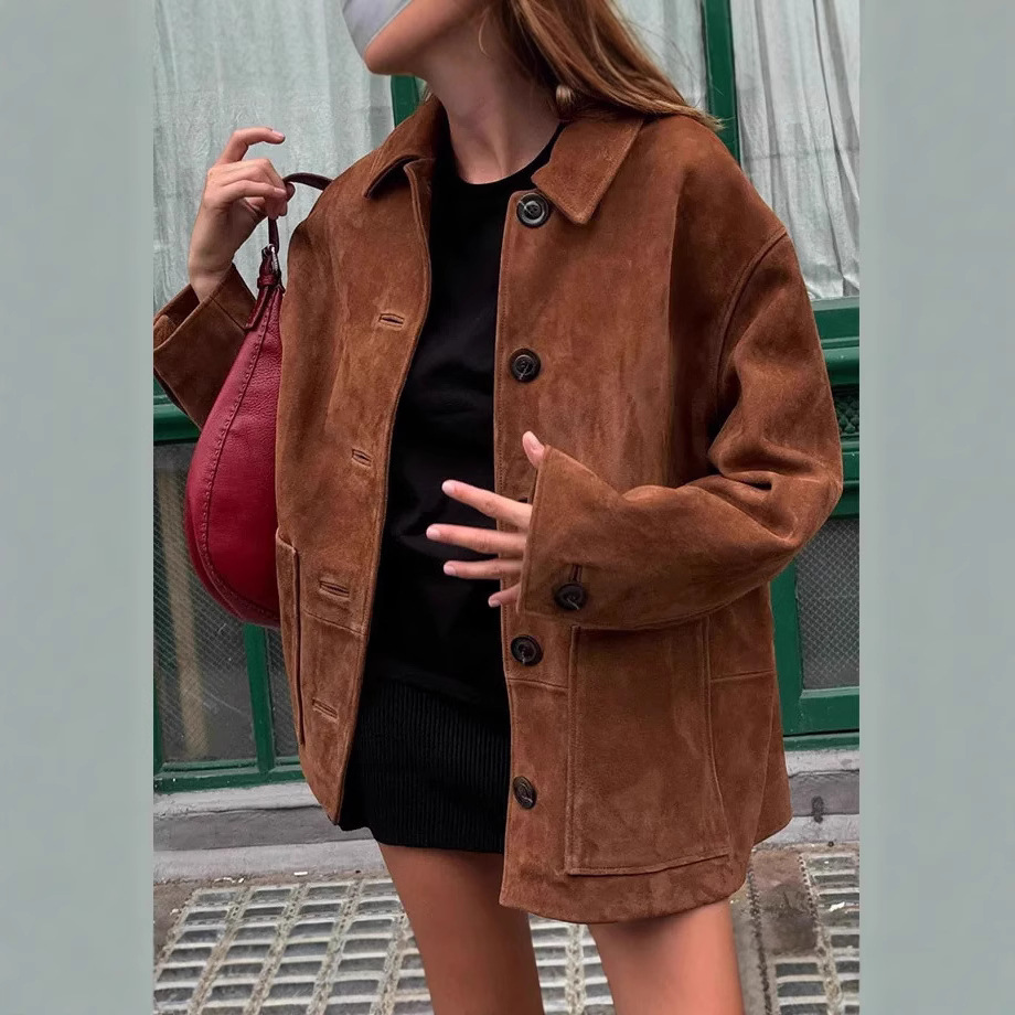 Retro Lapel-Collar Trendy Jacket