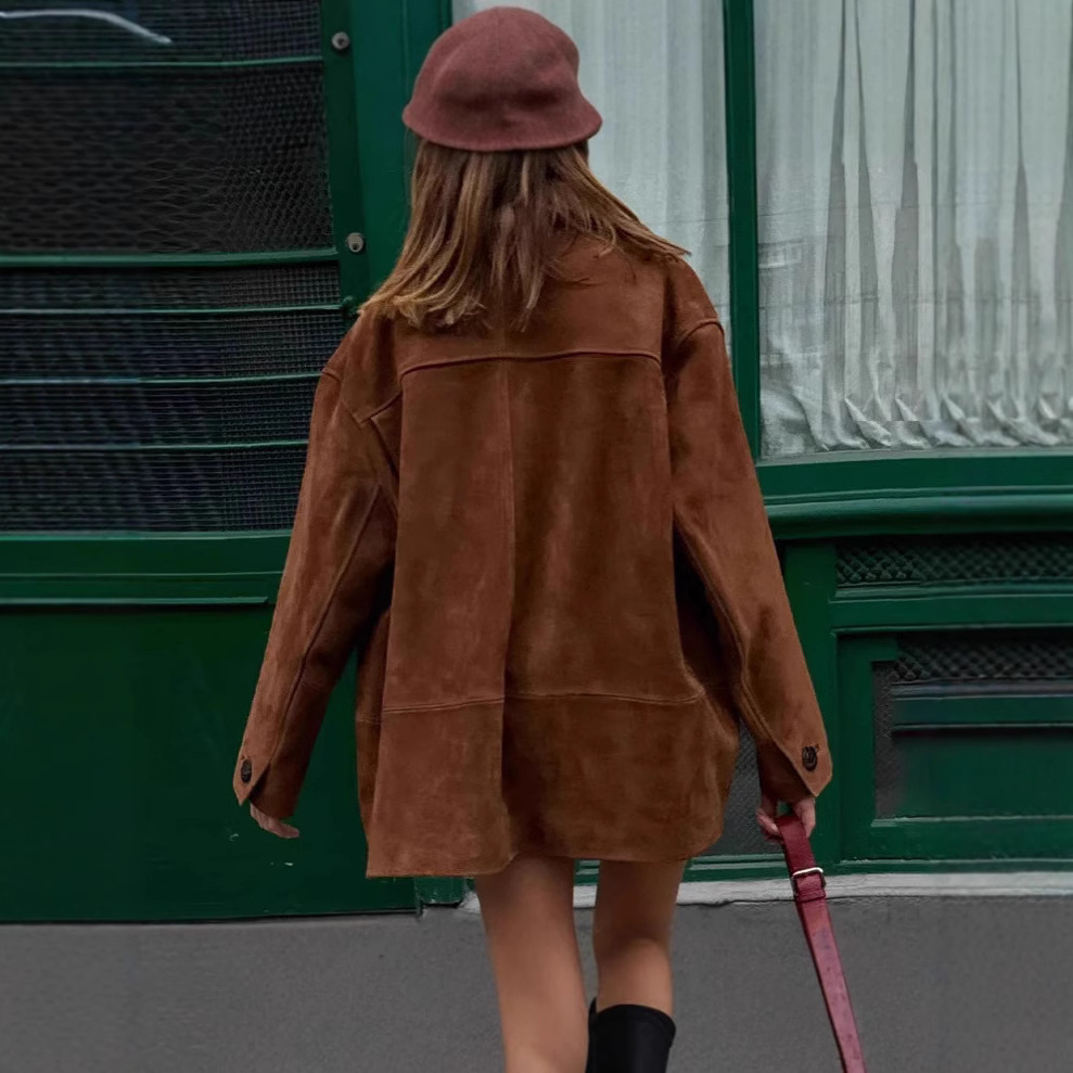 Retro Lapel-Collar Trendy Jacket