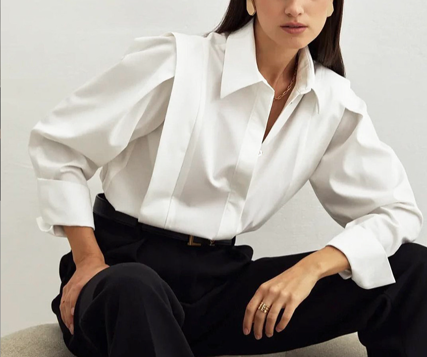 Straight-Shoulder Shirts