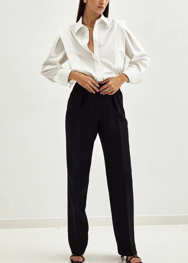 Straight-Shoulder Shirts