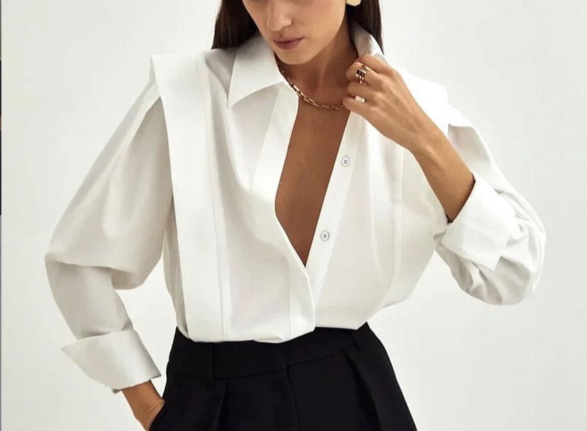 Straight-Shoulder Shirts