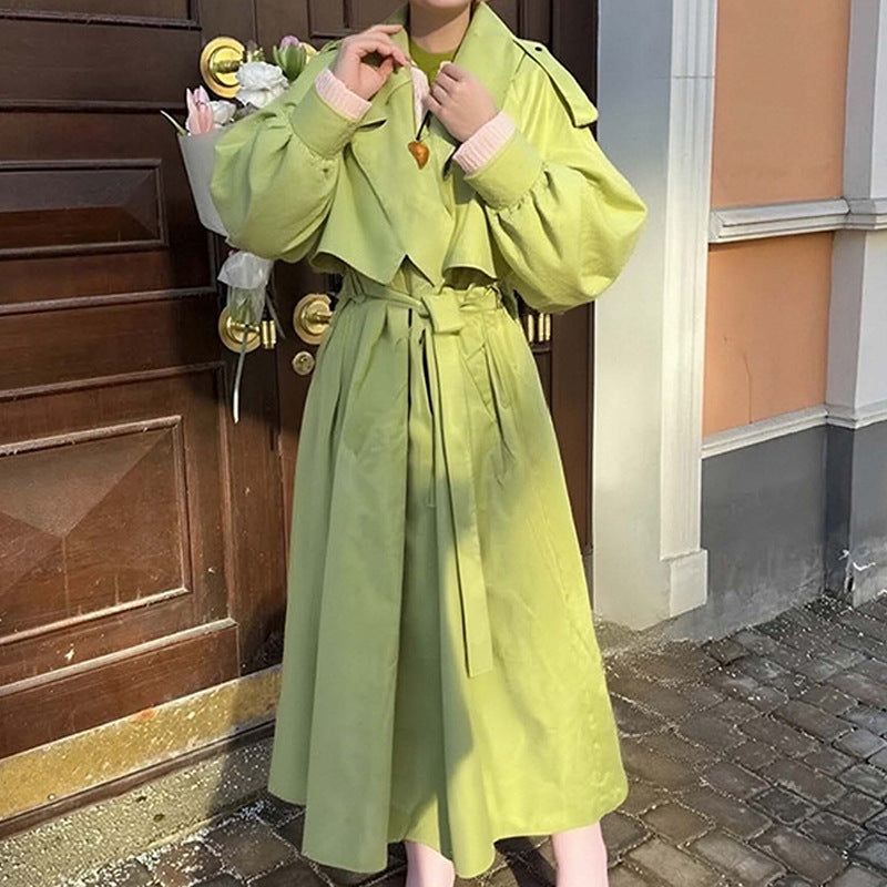 Green Trench Coats