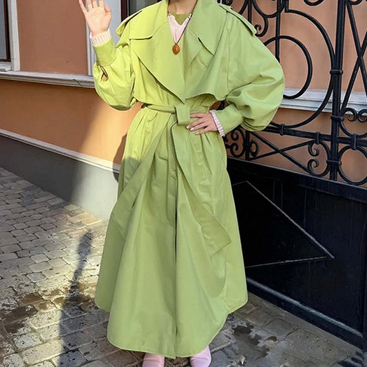 Green Trench Coats
