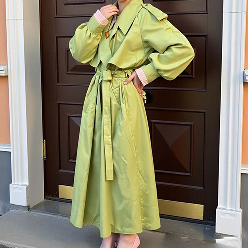 Green Trench Coats