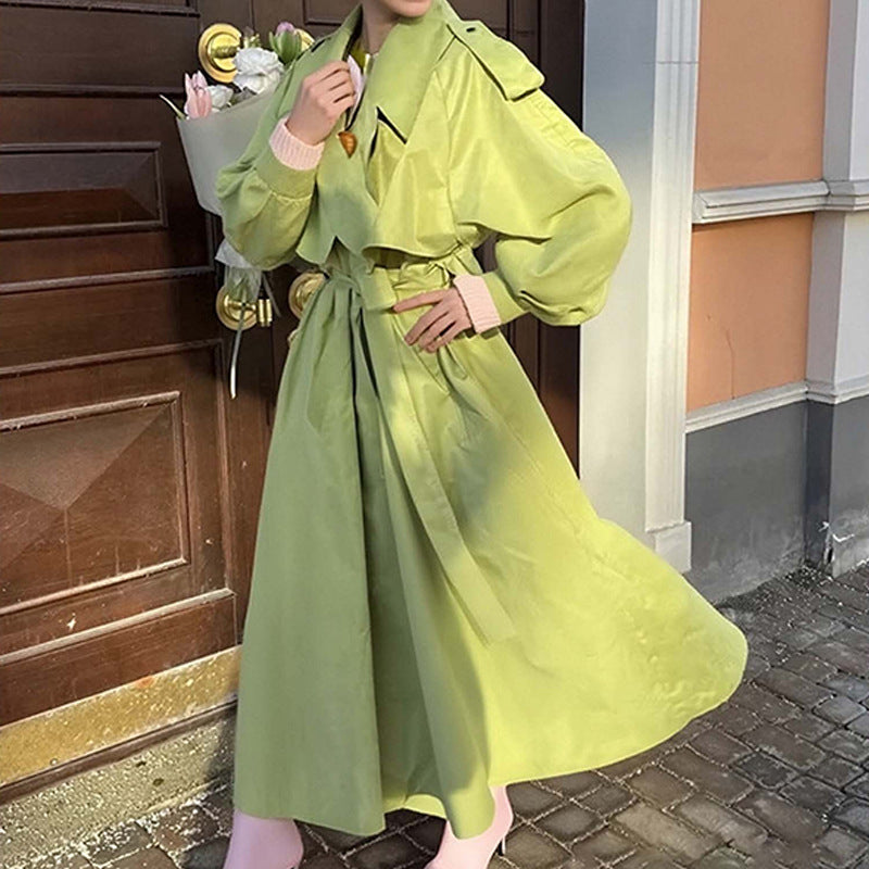 Green Trench Coats