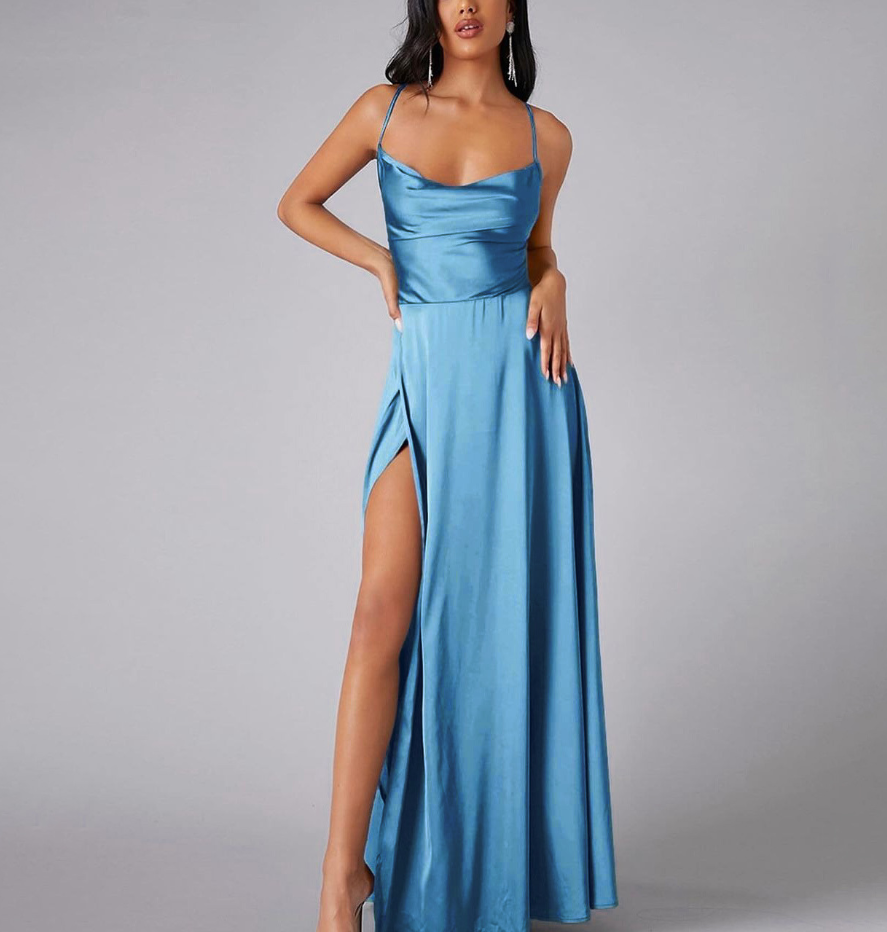 Strapless Waist-Defining Evening Dresses