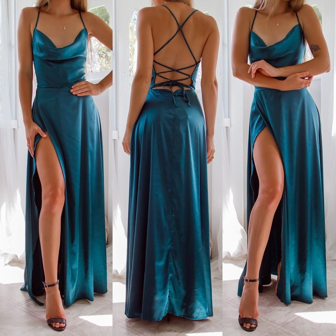 Strapless Waist-Defining Evening Dresses