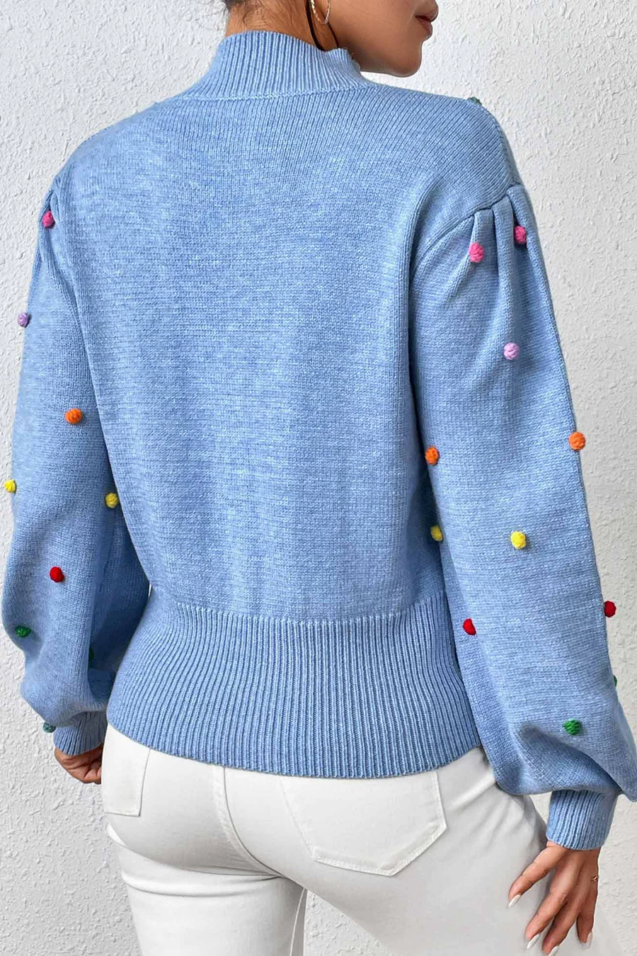 Colorful Yarn Ball Pullover Sweaters