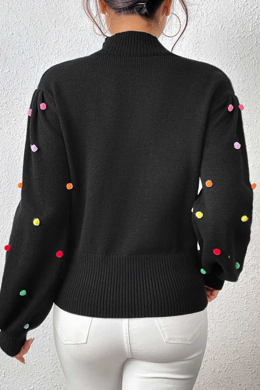 Colorful Yarn Ball Pullover Sweaters