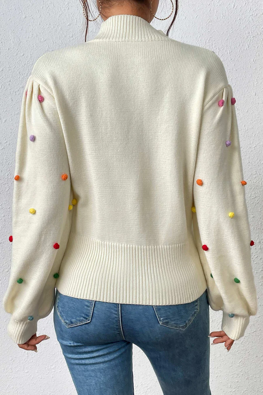 Colorful Yarn Ball Pullover Sweaters