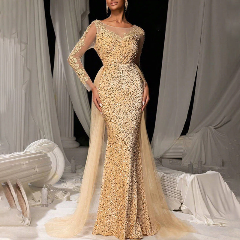 Lace and Sequined Party Dresses