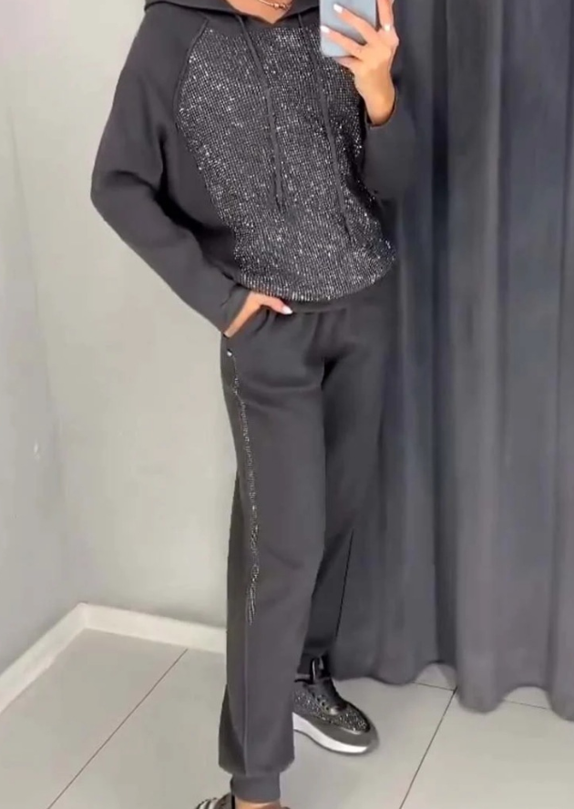 Hooded Rhinestone Sets