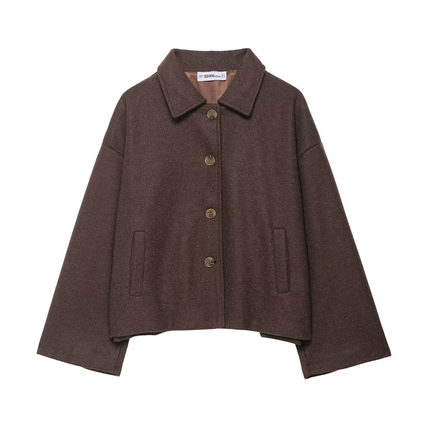 Shirt-collar Wool Jackets