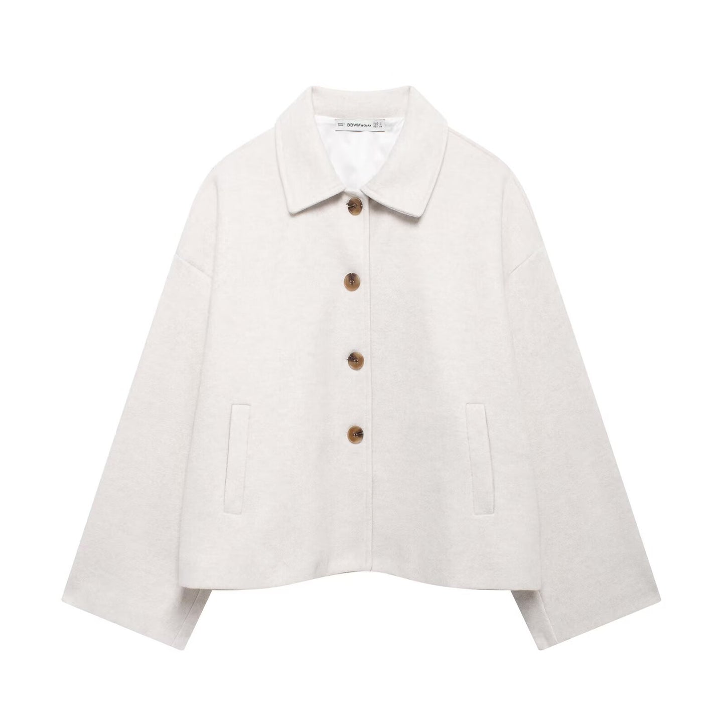 Shirt-collar Wool Jackets