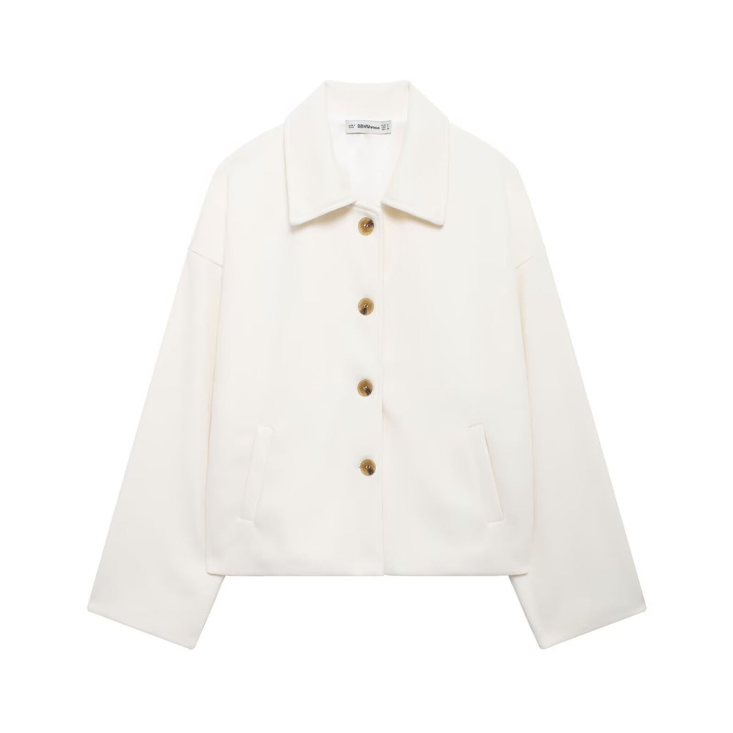 Shirt-collar Wool Jackets