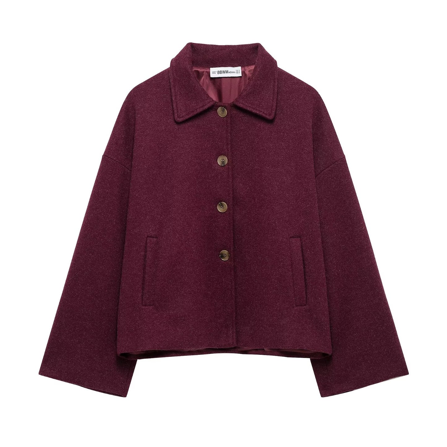 Shirt-collar Wool Jackets