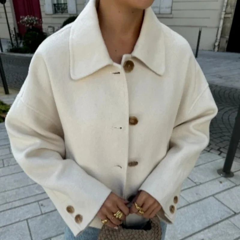 Shirt-collar Wool Jackets