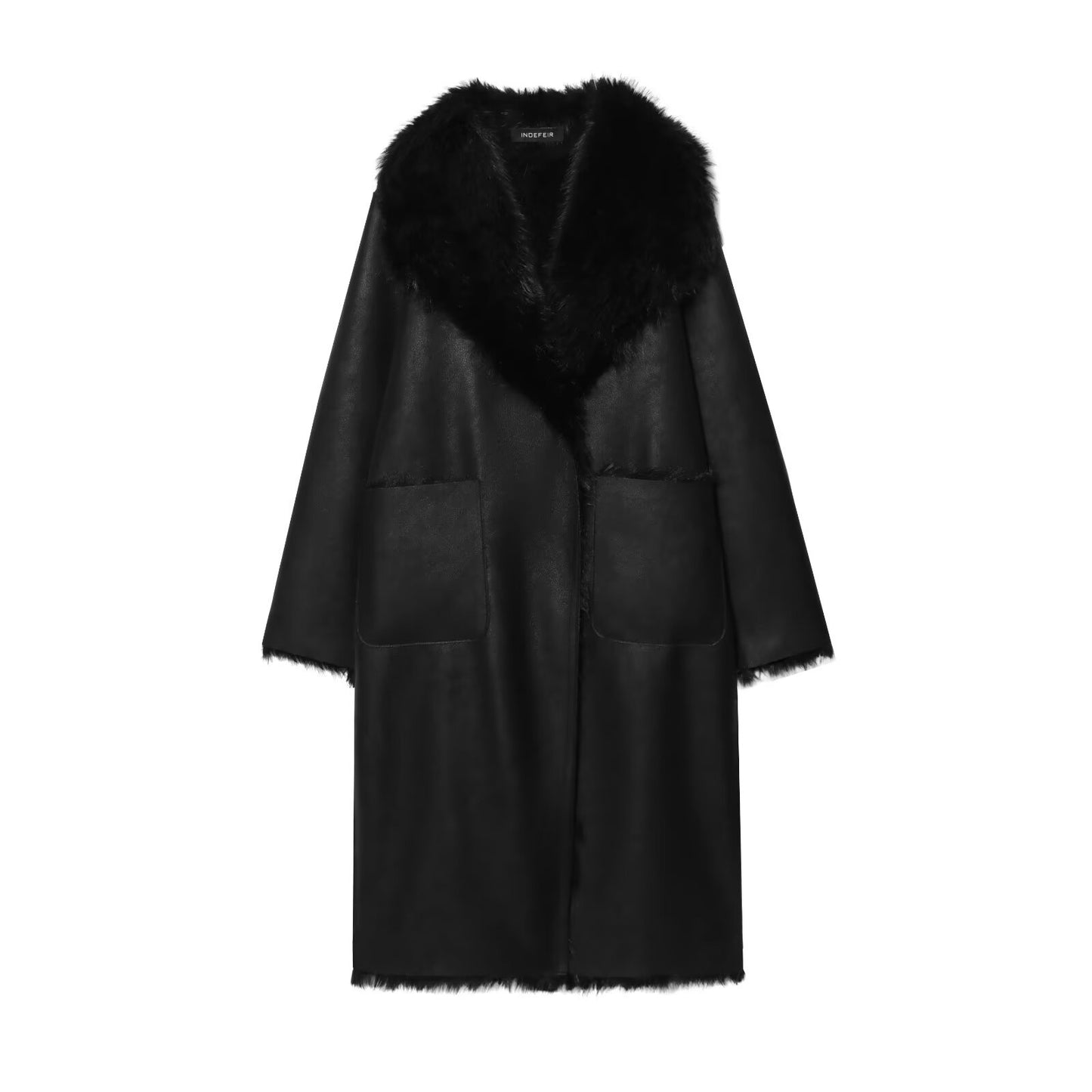 Reversible Double-Faced Long Overcoats