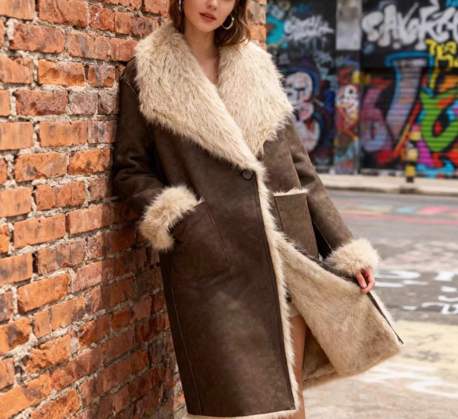 Reversible Double-Faced Long Overcoats