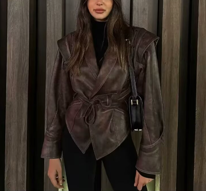 Belted Leather Jackets