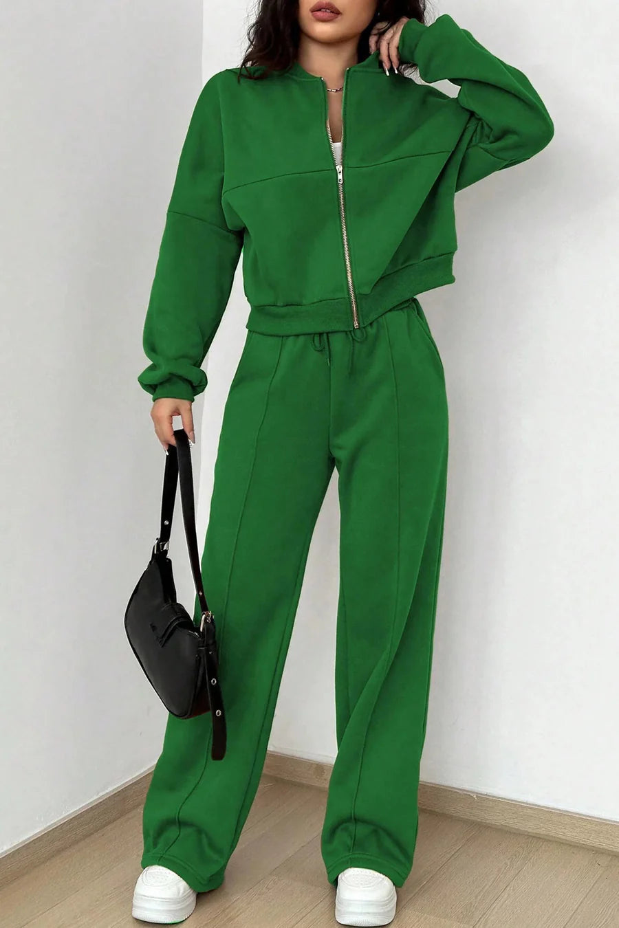 Kairoe Collarless‌ Cardigan Outfit Sets