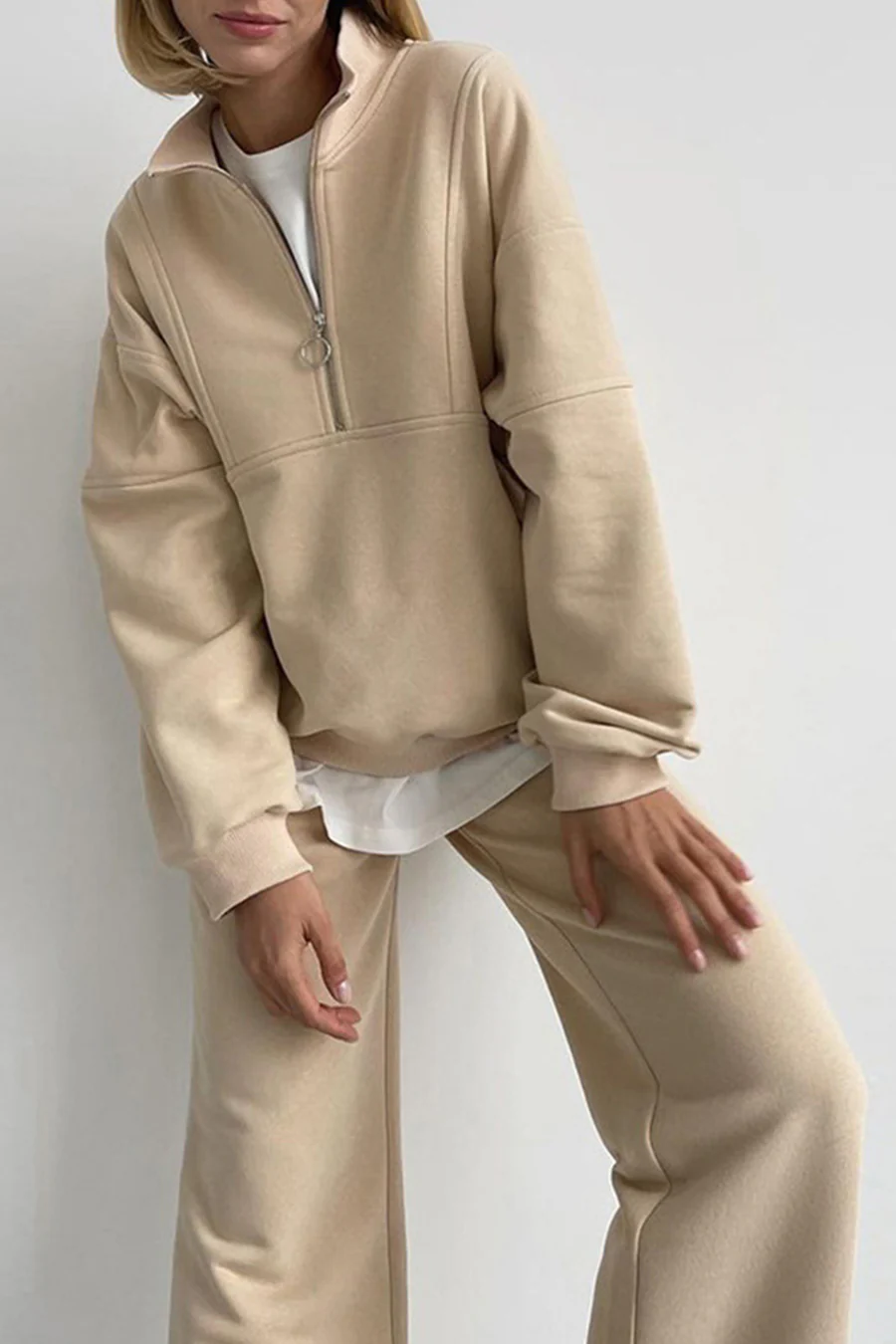 Kairoe Stand Neck Sweatshirt Suits