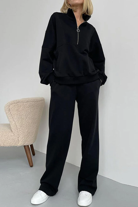 Kairoe Stand Neck Sweatshirt Suits