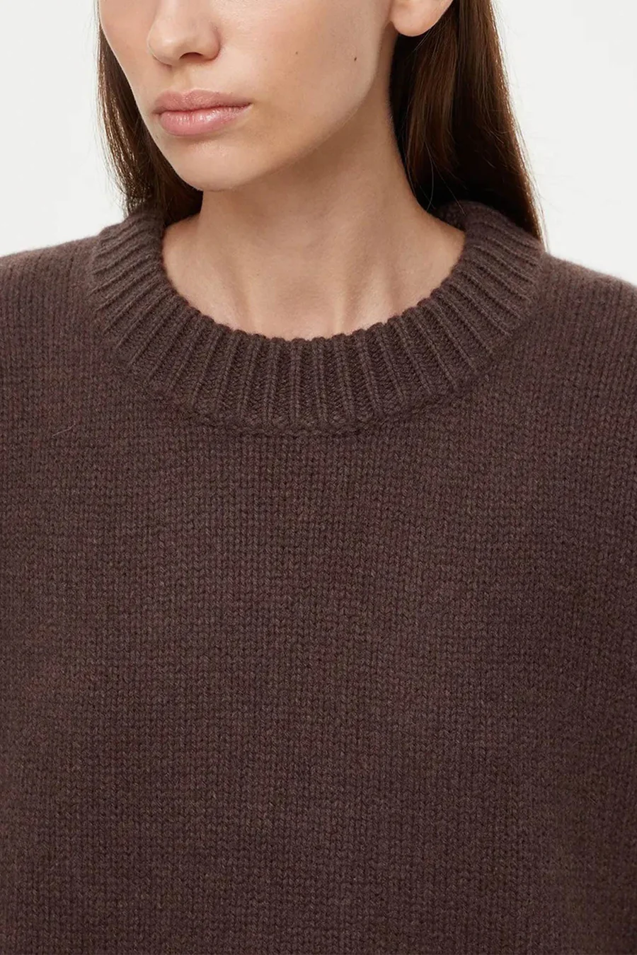 Round Neck Solid Color Pullover Sweaters