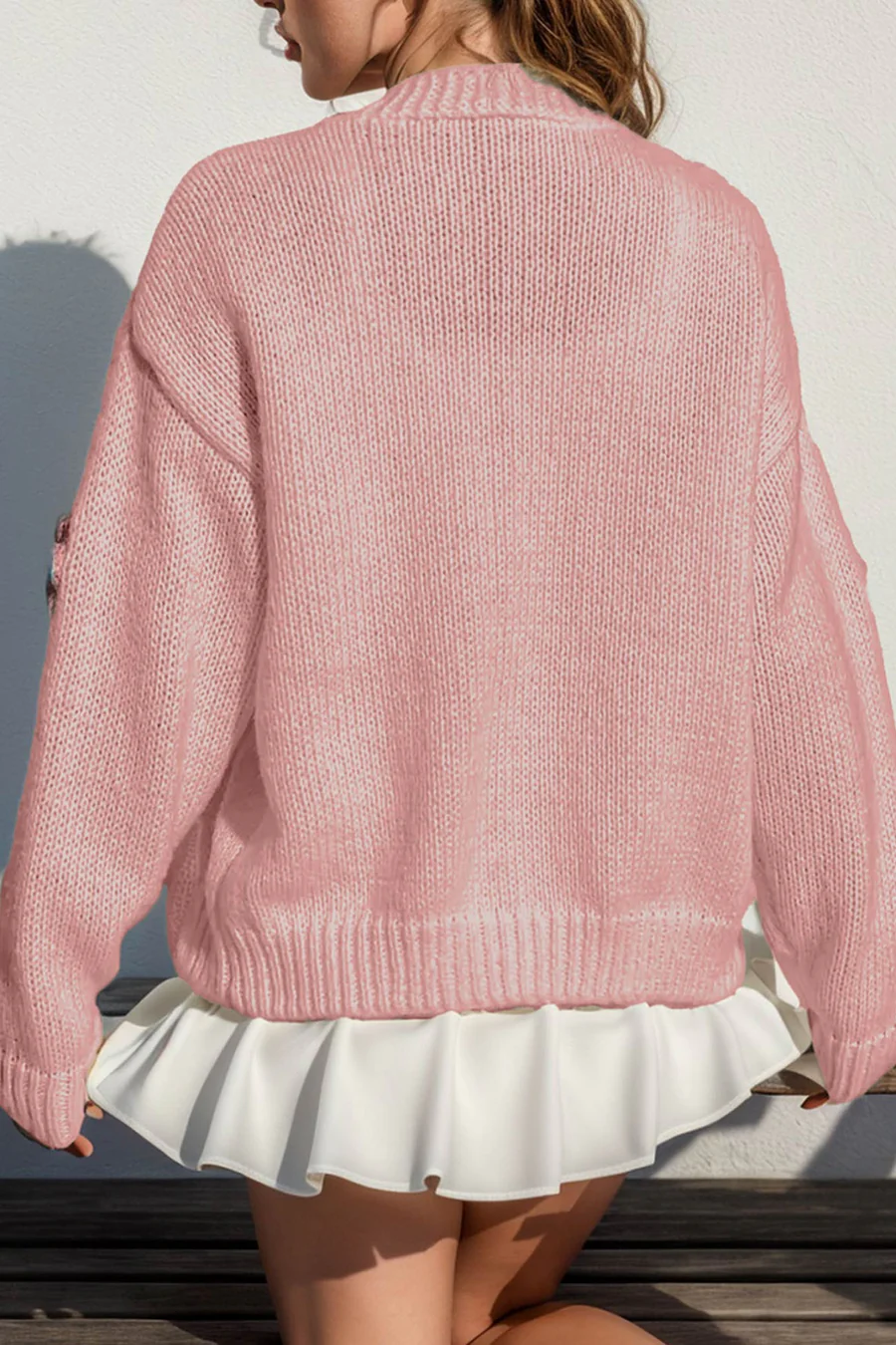 Floral Crochet Button-deon Cardigans