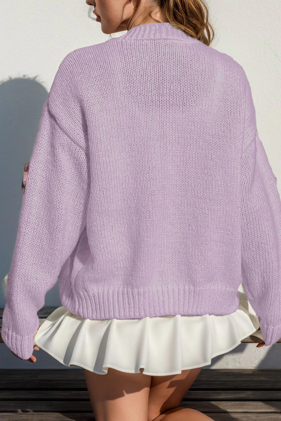 Floral Crochet Button-deon Cardigans