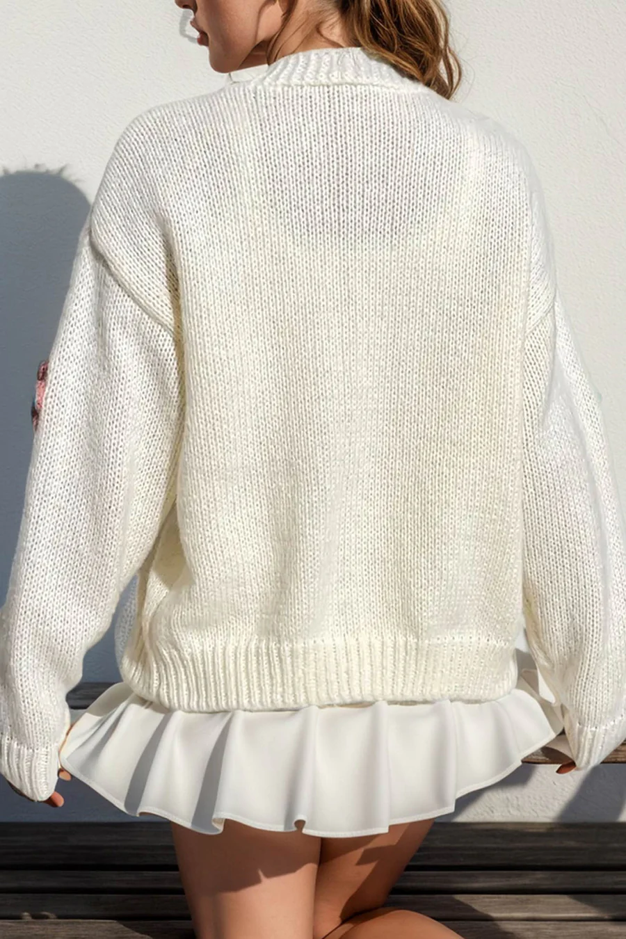 Floral Crochet Button-deon Cardigans